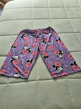 Purple Panda & Donut Pajama Pants